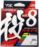 YGK XBraid M O P E Nage WX8 [4 color] 200m #1.2 (9kg)