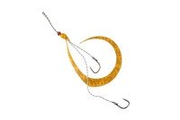 JACKALL BinBin Switch Candy Spare Rubber Hook Set Long #Ebiore Gold