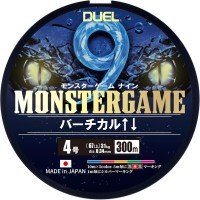 DUEL MonsterGame 9 Vertical [10m x 5color] 300m #4 (67lb)