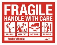 APIA Fragile Sticker