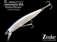 ZEAKE S_Gravityy Minnow 95 # SGM95009 Silver Bait Glow Belly