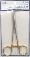 TIEMCO TMC Forceps 5.5 Curved Gold