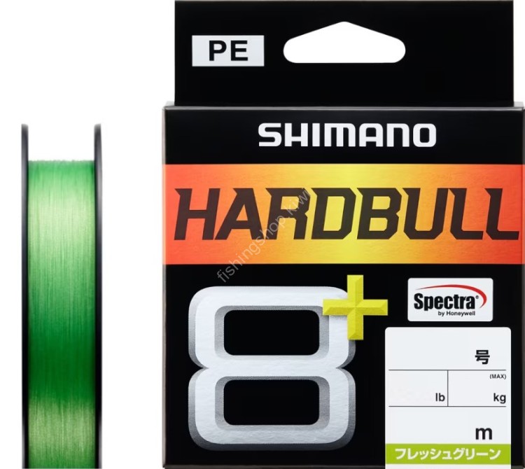 SHIMANO LD-M48X Hard Bull X8 PE [Fresh Green] 100m #0.8 (19.5lb)