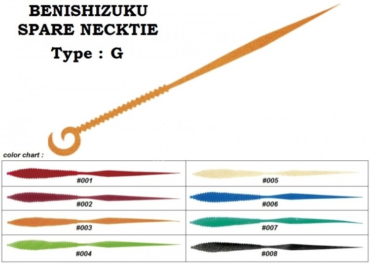 PAZDESIGN reed Benishizuku Spare Necktie G #003 Orange Ace