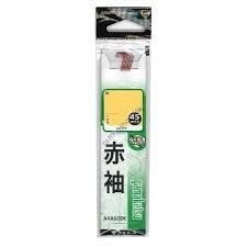 GAMAKATSU Aka Sode w/45cm Thread [Red] #6 Line 1 (7pcs)