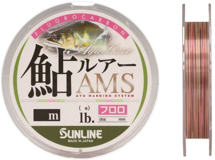 SUNLINE Ayu Lure AMS Fluoro [5color] 60m #1.5 (6lb)