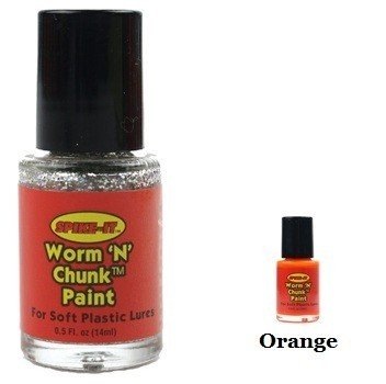 FISH ARROW Spike-It Worm 'N' Chunk Paint 14ml #Orange