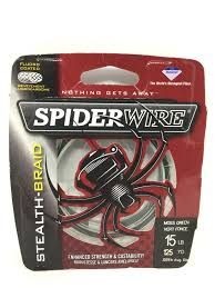 SPIDER SCFB15G-125 SpiderWire Ultracast Fluoro-Braid [Moss Green] 125yd (15lb)