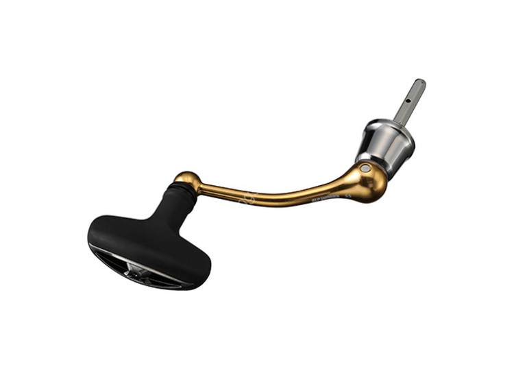 SLP WORKS Daiwa Machine Cut Shaft Handle Set 55mm #Gold