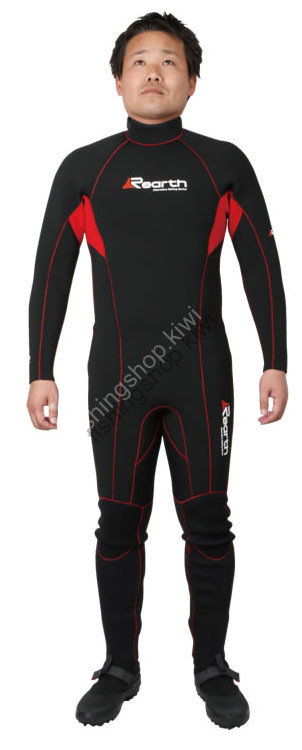REARTH FWS-3400 WET SUITS BLK / RED XL