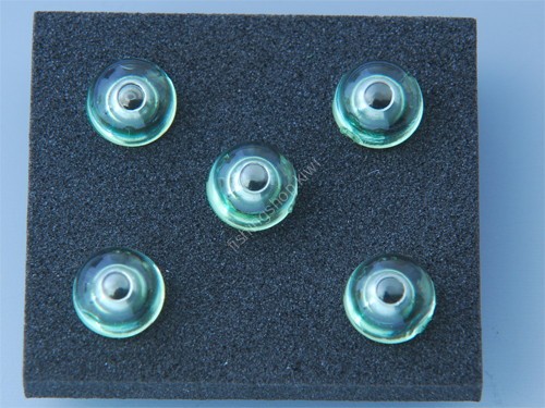 CEDAR FIELD GE-0258 3-Layer Glass Eye 6mm Green