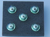 CEDAR FIELD GE-0258 3-Layer Glass Eye 6mm Green