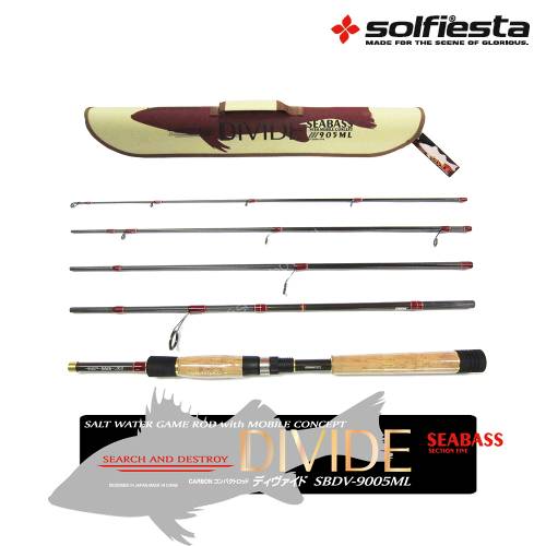 TIGA Divide Seabass 9.0F 5pcs Rods buy at Fishingshop.kiwi