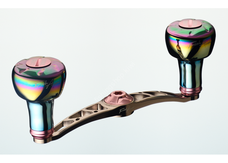 FISH ARROW x LIVRE Fire Aurora 110 Pink Model Shimano (Right) #Titanium/Pink