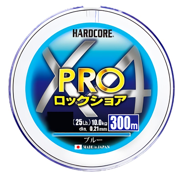 DUEL Hardcore X4 Pro Rock Shore [Blue] 300m #2 (30lb)