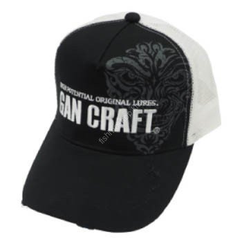 GAN CRAFT Crack Face Damage Cap # 02 BK / WH