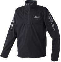 GAMAKATSU GM3713 Pullover Zip Shirt (Black x Titanium) 5L