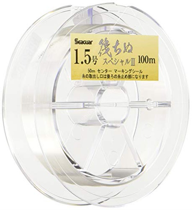 KUREHA Seaguar Raft Chinu Special II [Clear w/center marking] 100m #1.5 (2.4kg)