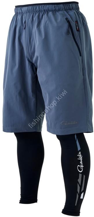 GAMAKATSU GM3696 Summer Dry Shorts (Gray) L