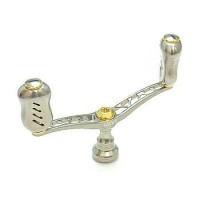 LIVRE 3844 Wing100 Fino Knob for Shimano S3 #Titanium P + Gold G