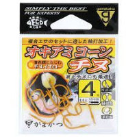 GAMAKATSU Okiami Corn Chinu [Black Porgy Yellow] #4 (11pcs)