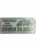 BOMBA DA AGUA Sticker S-Size Gray Metallic