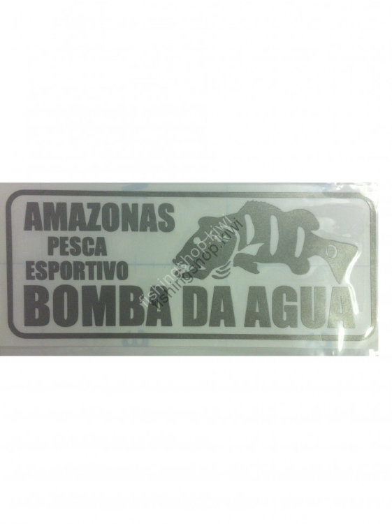 BOMBA DA AGUA Sticker S-Size Gray Metallic