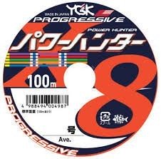 YGK Power Hunter Progressive [10m x 5color] 100m #8 (42kg)