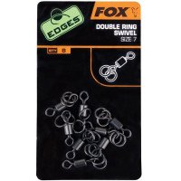 FOX EDGES Double Ring Swivel Size 7 (8pcs)