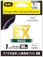 DUEL H.D. Carbon EX Bass [Clear] 150m #1.75 (7lb)