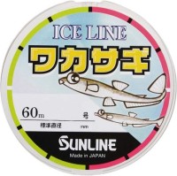 SUNLINE Ice Line Wakasagi [Pink x Yellow Green] 60m #0.6