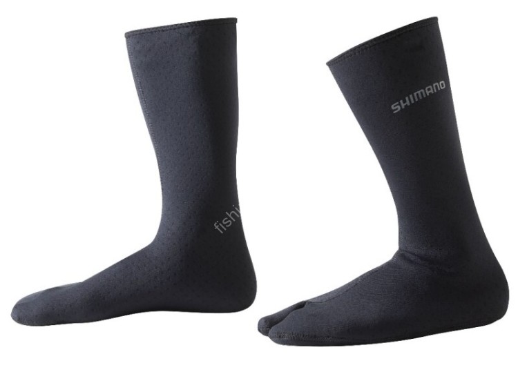 SHIMANO SC-002V shimano CR Socks WT Nakawari (Black) XL