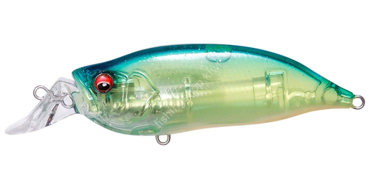 MEGABASS IxI Shad Type-R 57F 7.1g #Skeleton Blue Back Chart