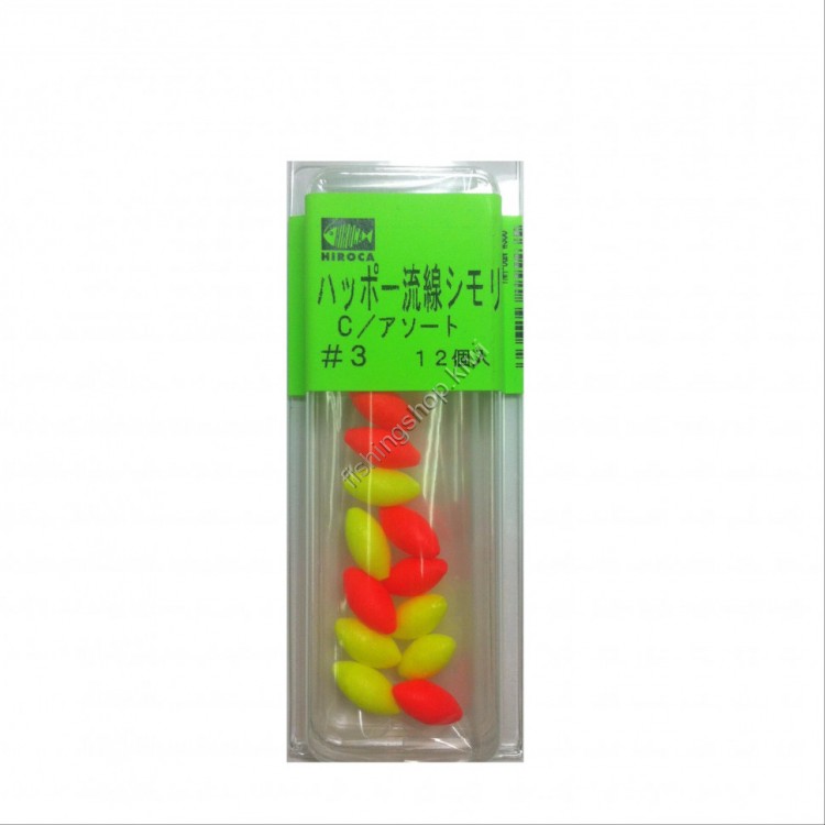 HIROCA CORPORATION Foam Streamlined Type Shimori [Color Assorted] #3