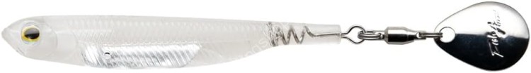 FISH ARROW Flash J Spin Elastomer 3'' SW #100 Keimura Clear/Silver