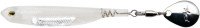 FISH ARROW Flash J Spin Elastomer 3'' SW #100 Keimura Clear/Silver