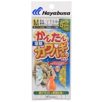 HAYABUSA Compact Rod Easy Kawai Fishing Set HA201 2 Hooks S