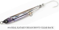 LITTLE JACK AmeZaiku JP 55mm #04 Real Katakuchi (Anchovy) Clear Back