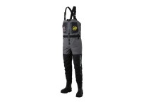 MAZUME Fully Open Boot Foot Waders LL #Charcoal