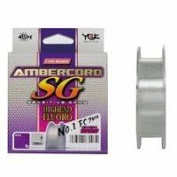 YGK Cherum Ambercord SG Hiend Fluoro [Natural] 100m #0.6 (3.5lb)