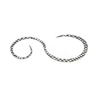 RISE JAPAN Namidama Necktie Choudo Yo Curly #NC21 Silver Uroko
