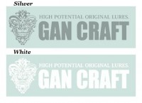 GAN CRAFT "GanCraft Original Cutting Sticker" M #White