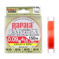 RAPALA RAPizm-X [Fantastic Orange] 150m #0.09 (4lb)