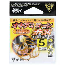GAMAKATSU Okiami Corn Chinu [Black Porgy Yellow] #5 (10pcs)