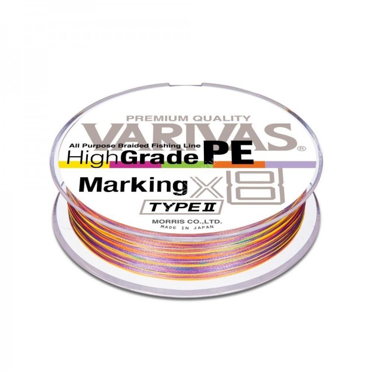 VARIVAS High Grade PE Marking Type II x8 [5color] 150m #0.8 (16lb)