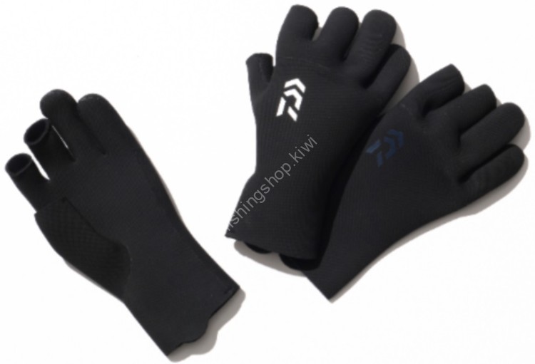 DAIWA DG-2125W Chloroprene Gloves 3 Cuts [Black] L
