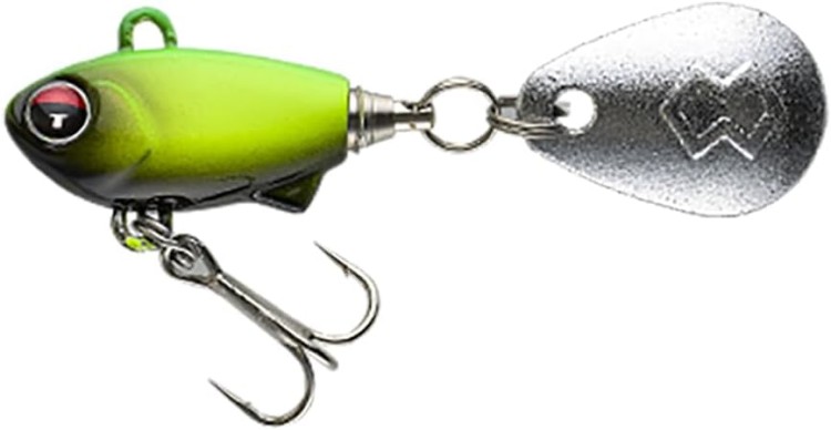 MADNESS Bakuree Spin 12 Tungsten 45mm 12g #09 Lime Chart Iwashi