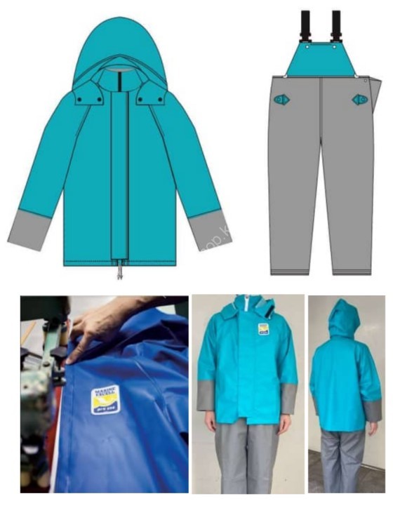 OTHER BRANDS LOGOS Hypermarine Excel Custom Order Overalls [Turquoise x Gray] L