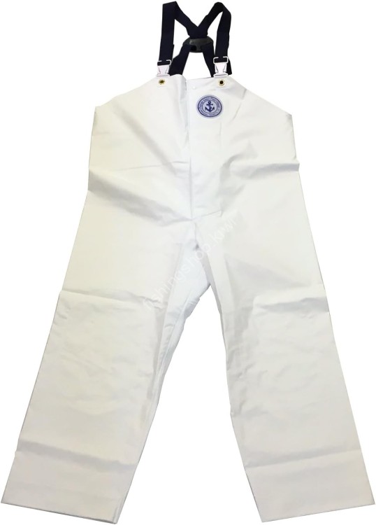 KAWASHIMA SHOJI Ikari Rainwear Chest Pants Front Opening [White] 5L