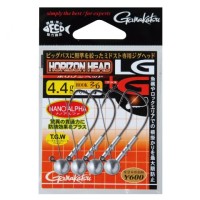 GAMAKATSU Horizon Head LG+G [Nano Alpha] 4.4g #1/0 (4pcs)